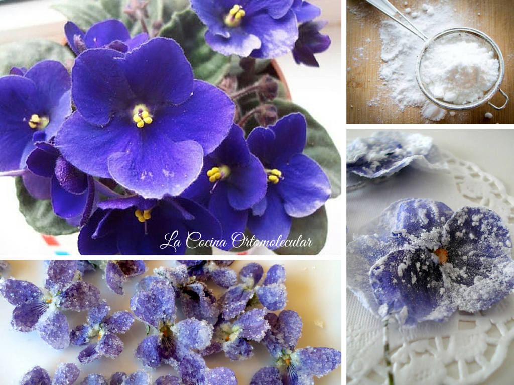 Flores cristalizadas